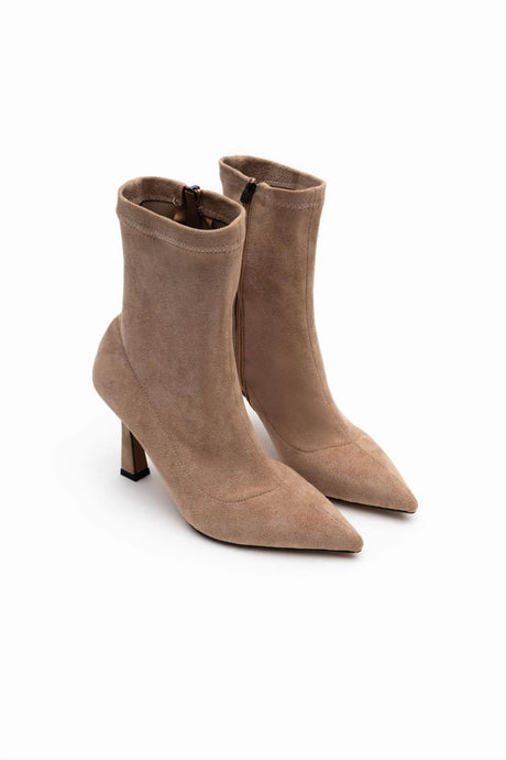 SVARTÅ Mörkbeige Mocka Boots