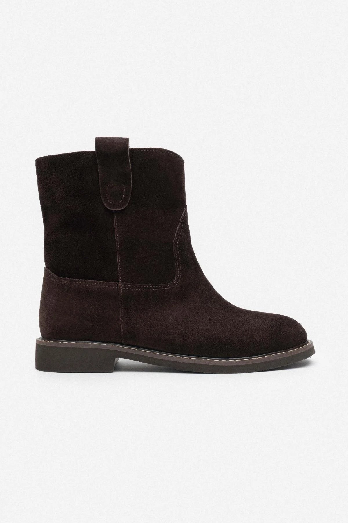 HÖK Brun Äkta Mocka Boots