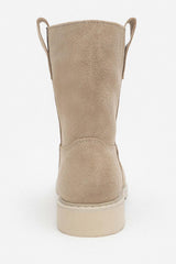 HÖK Beige Äkta Mocka Boots