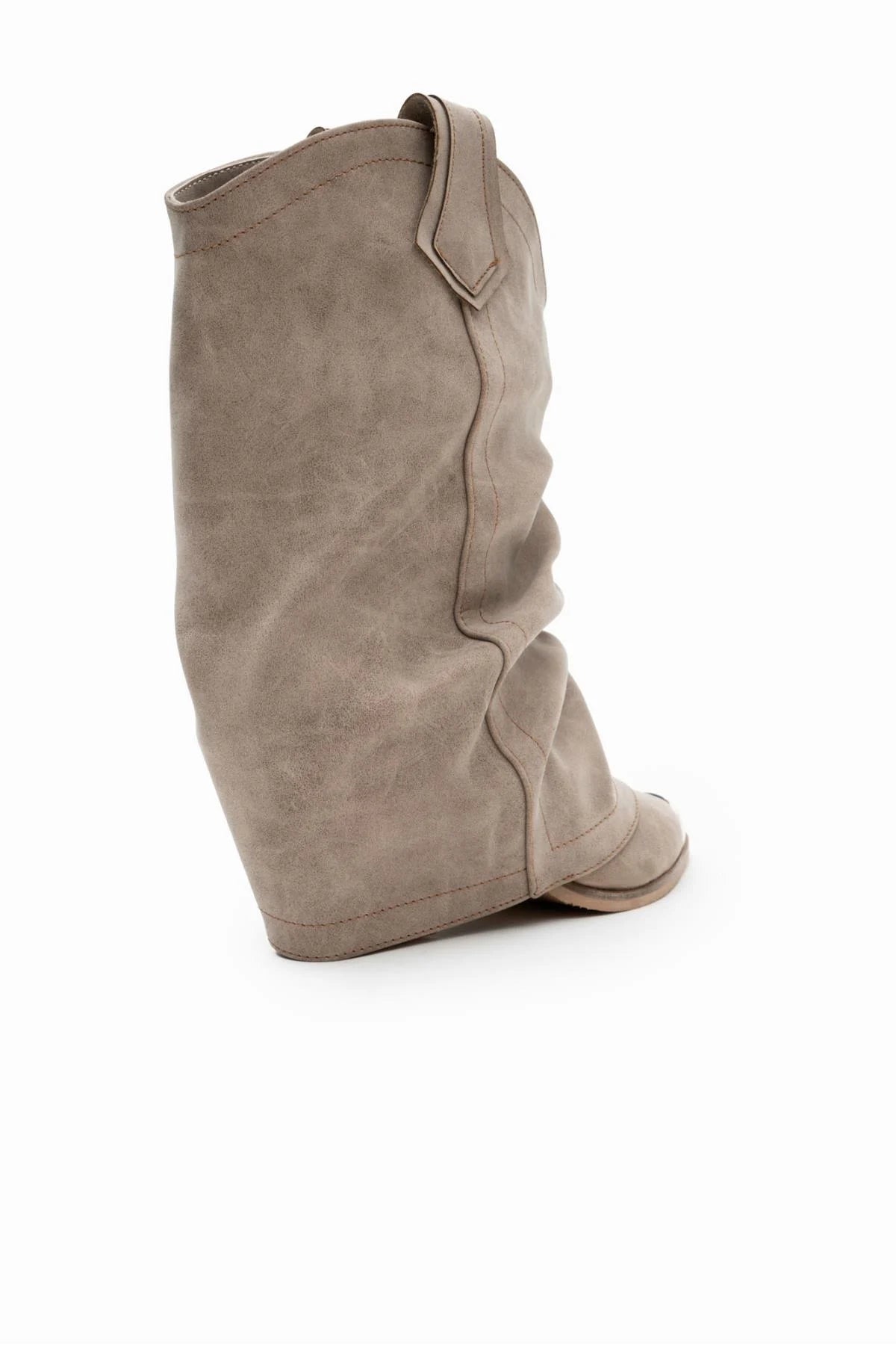 GRETA Beige Matt Boots