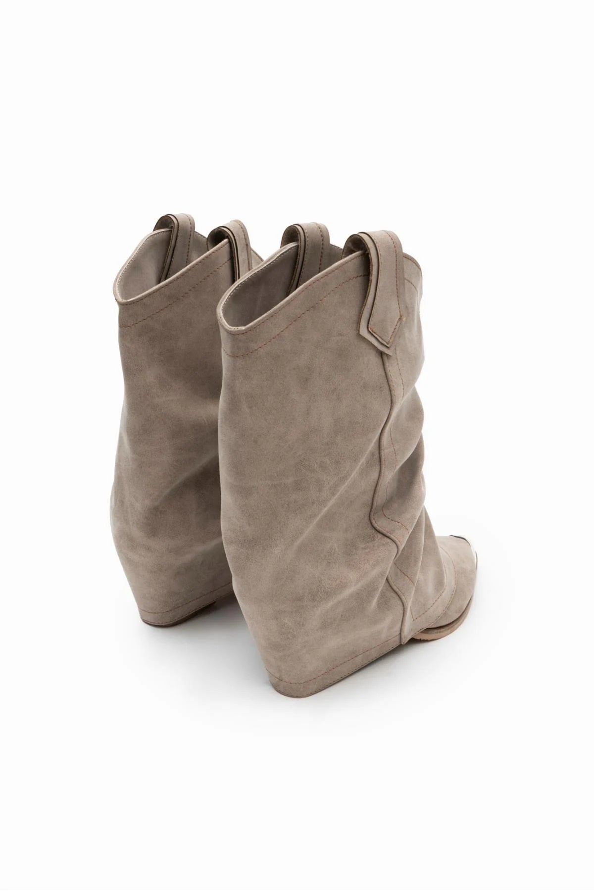 GRETA Beige Matt Boots