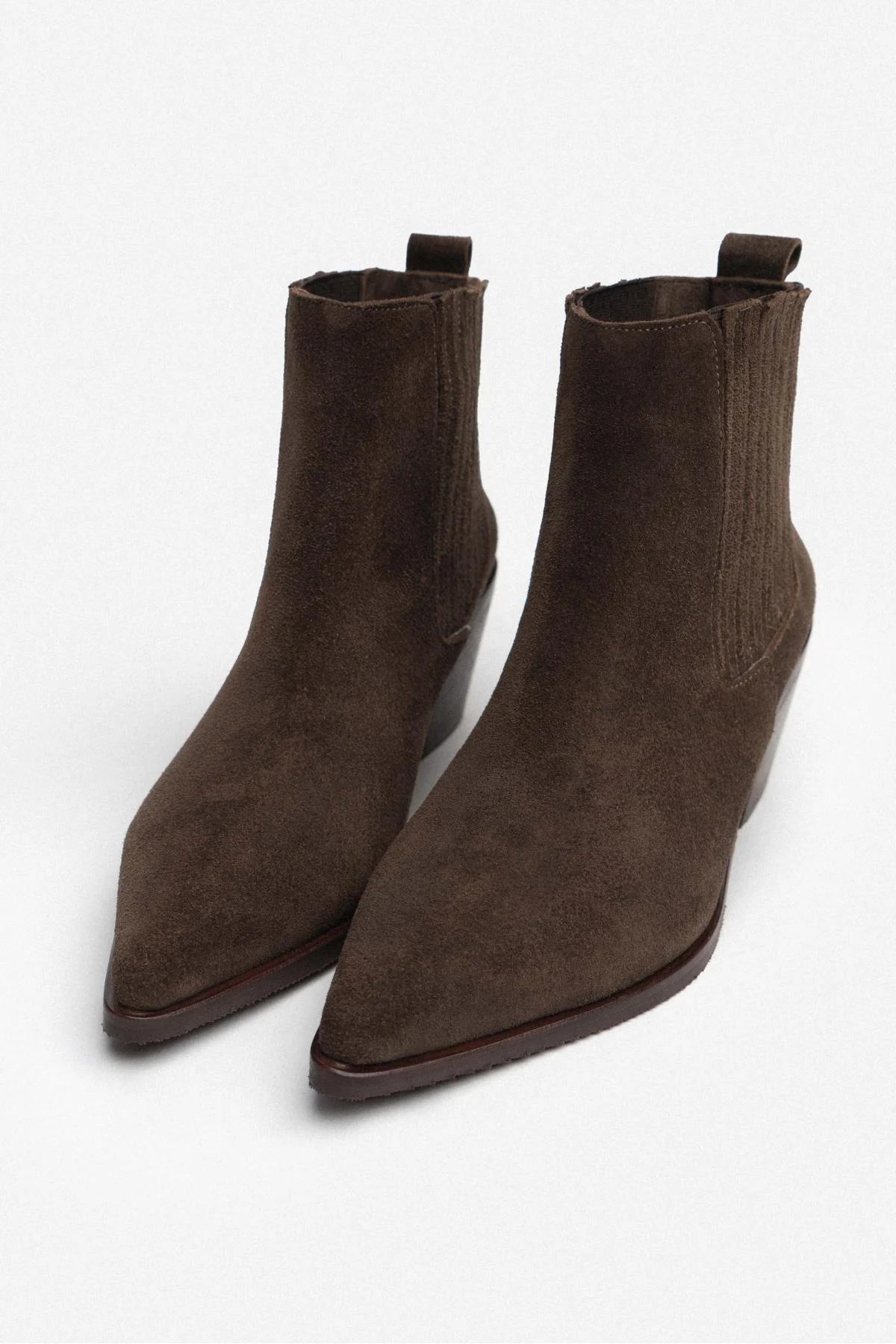 KARLS Khaki Äkta Mocka Boots