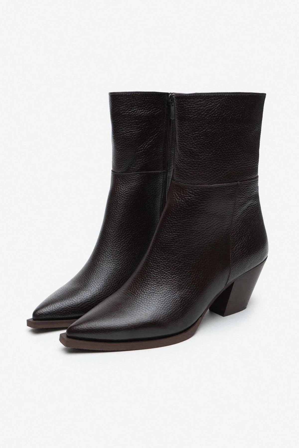 TANTO Brun Äkta Läder Boots