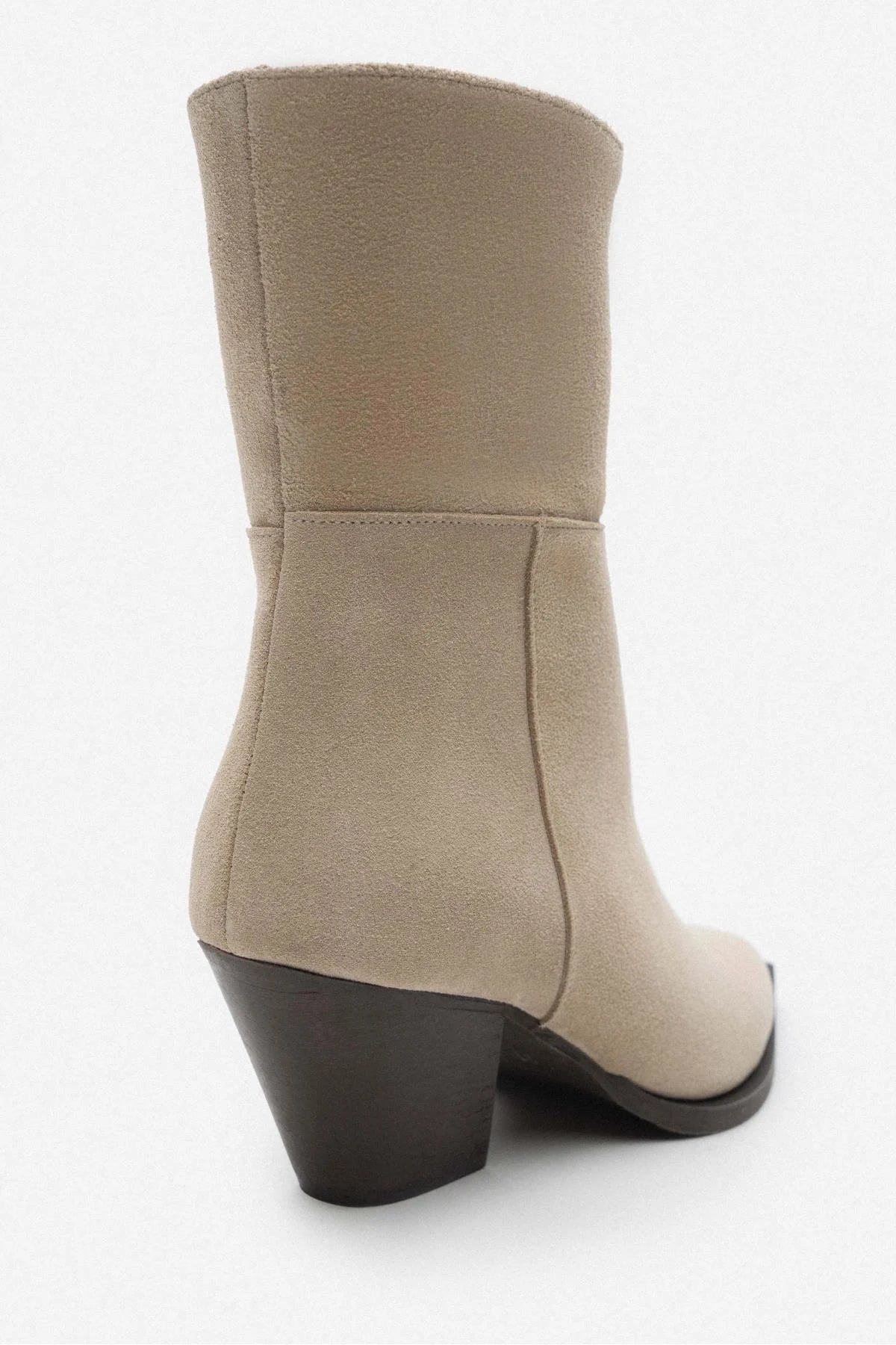 TANTO Beige Äkta Mocka Boots