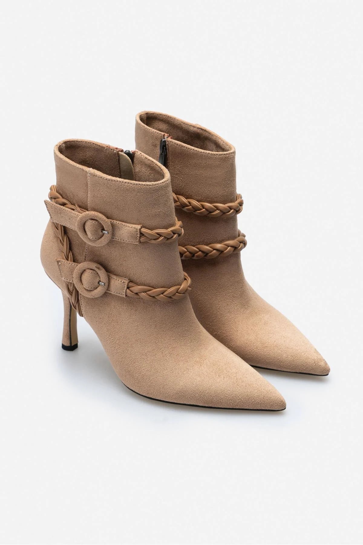 KAVLÅS Beige Mocka Boots