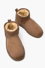 MINI Mörkbeige Mocka Lugg Insida Boots