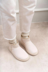 MINI Beige Mocka Lugg Insida Boots