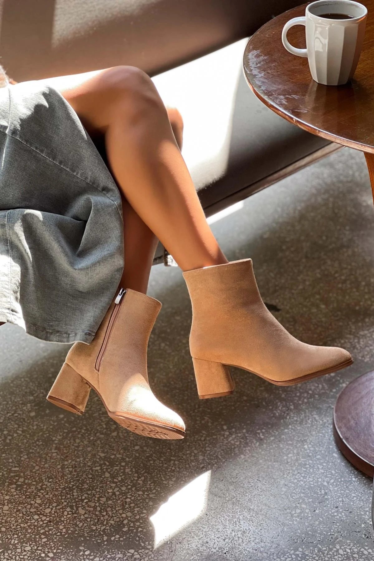 HAVSÖRN Nude Mocka Boots