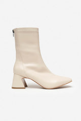 BERGA Beige Matt Boots