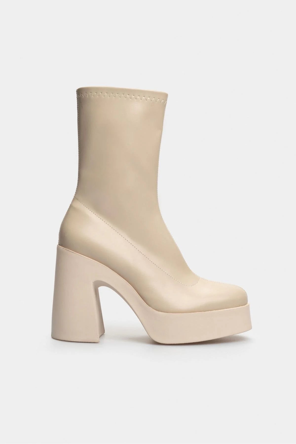 YTTERBY Beige Platåboots