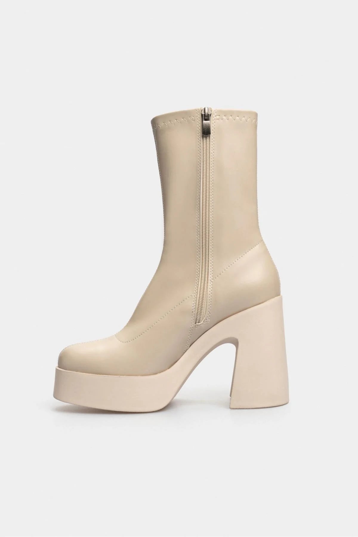 YTTERBY Beige Platåboots