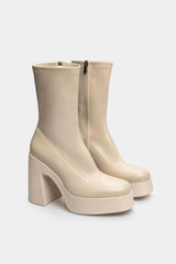 YTTERBY Beige Platåboots