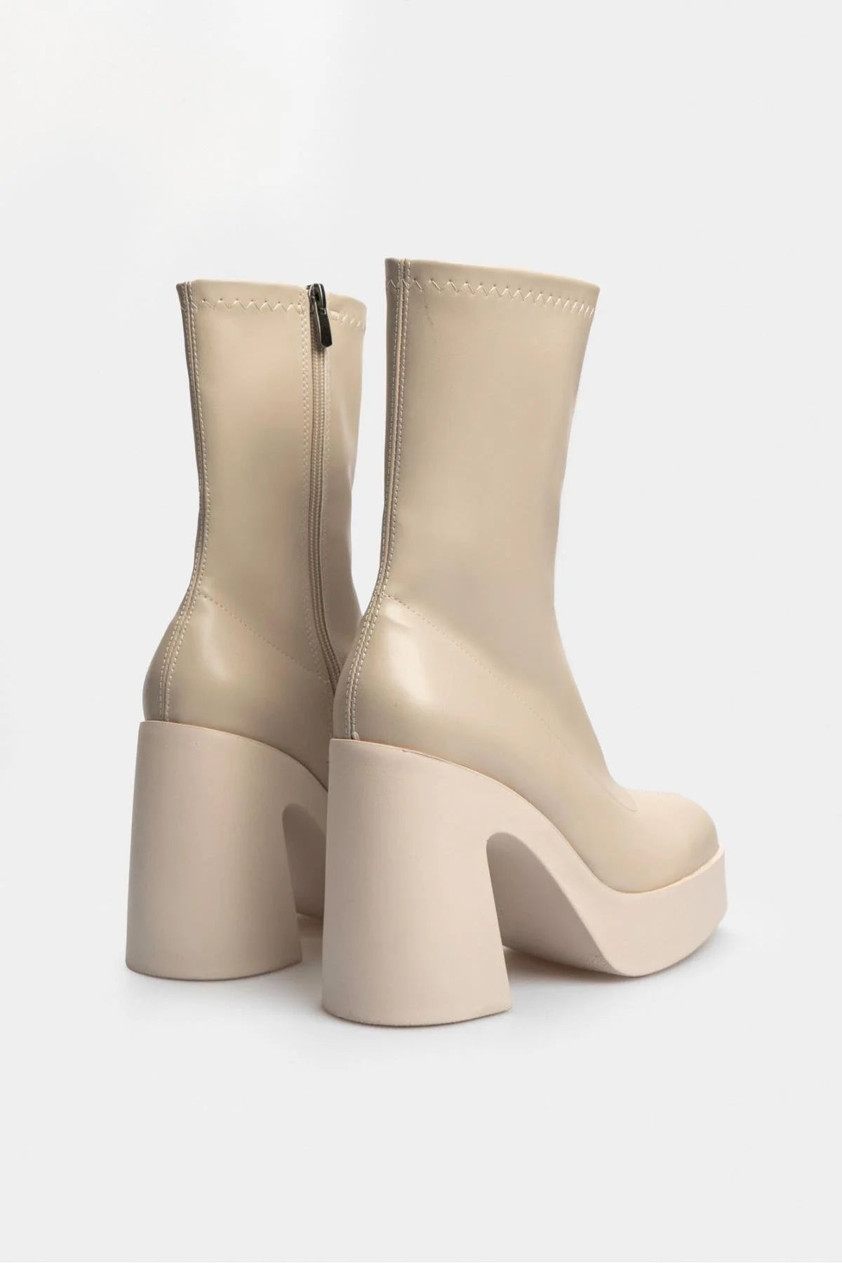 YTTERBY Beige Platåboots