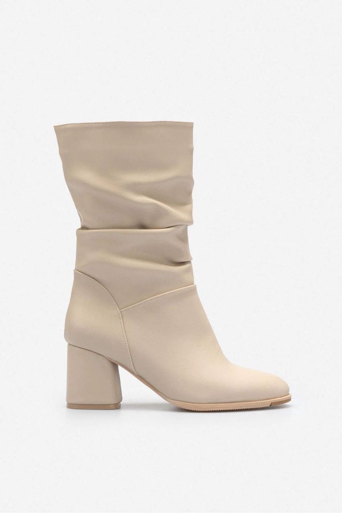 BIRKA Beige Matt Boots