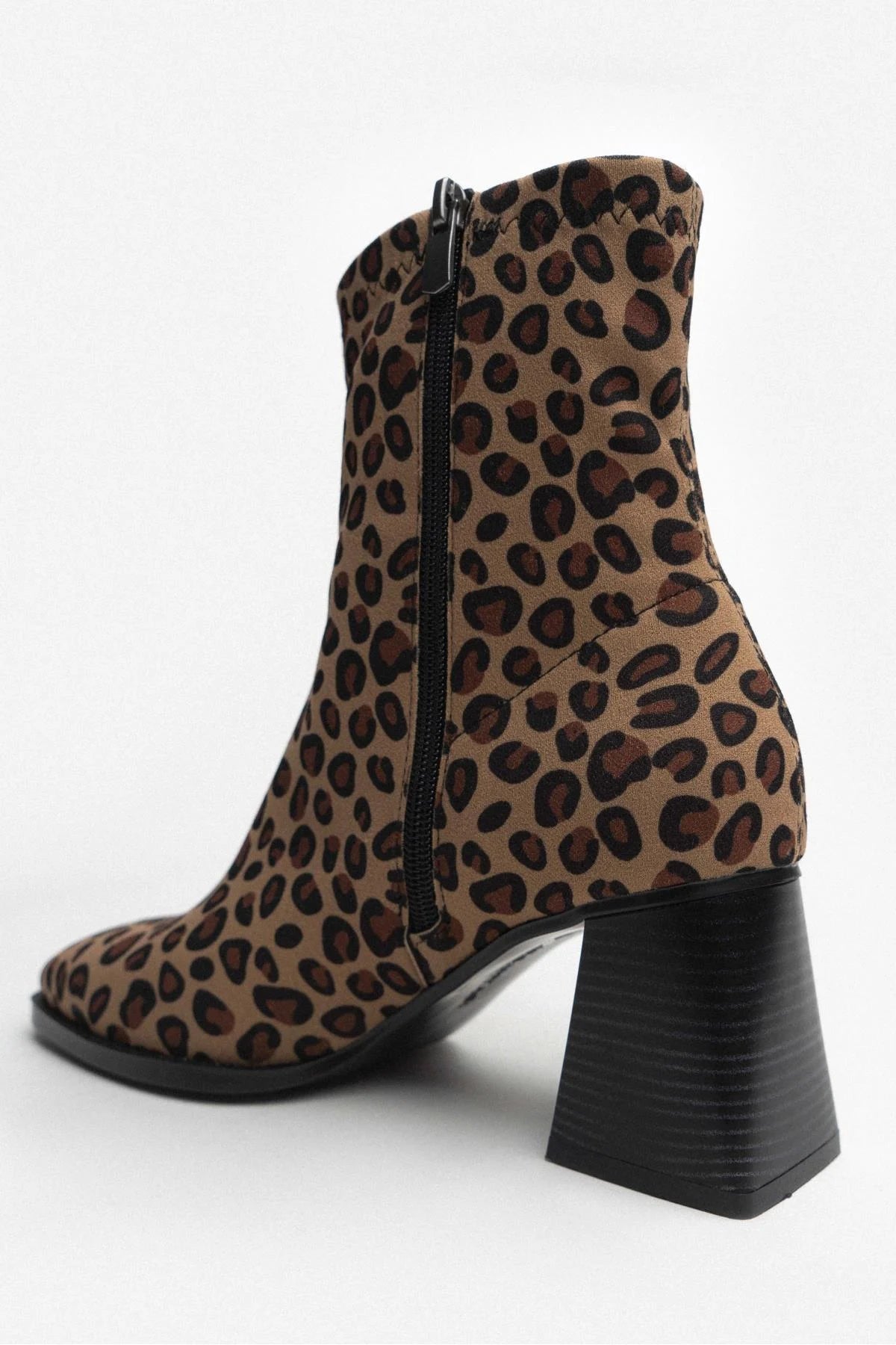 SKANSTULL Leopard Trikå Boots