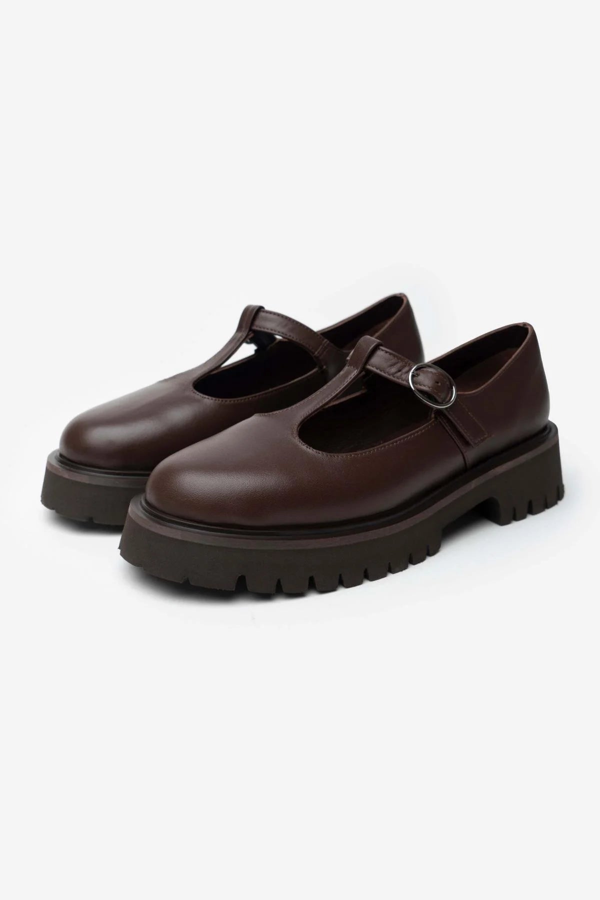 HUMMEL Brun Äkta Läder Loafers